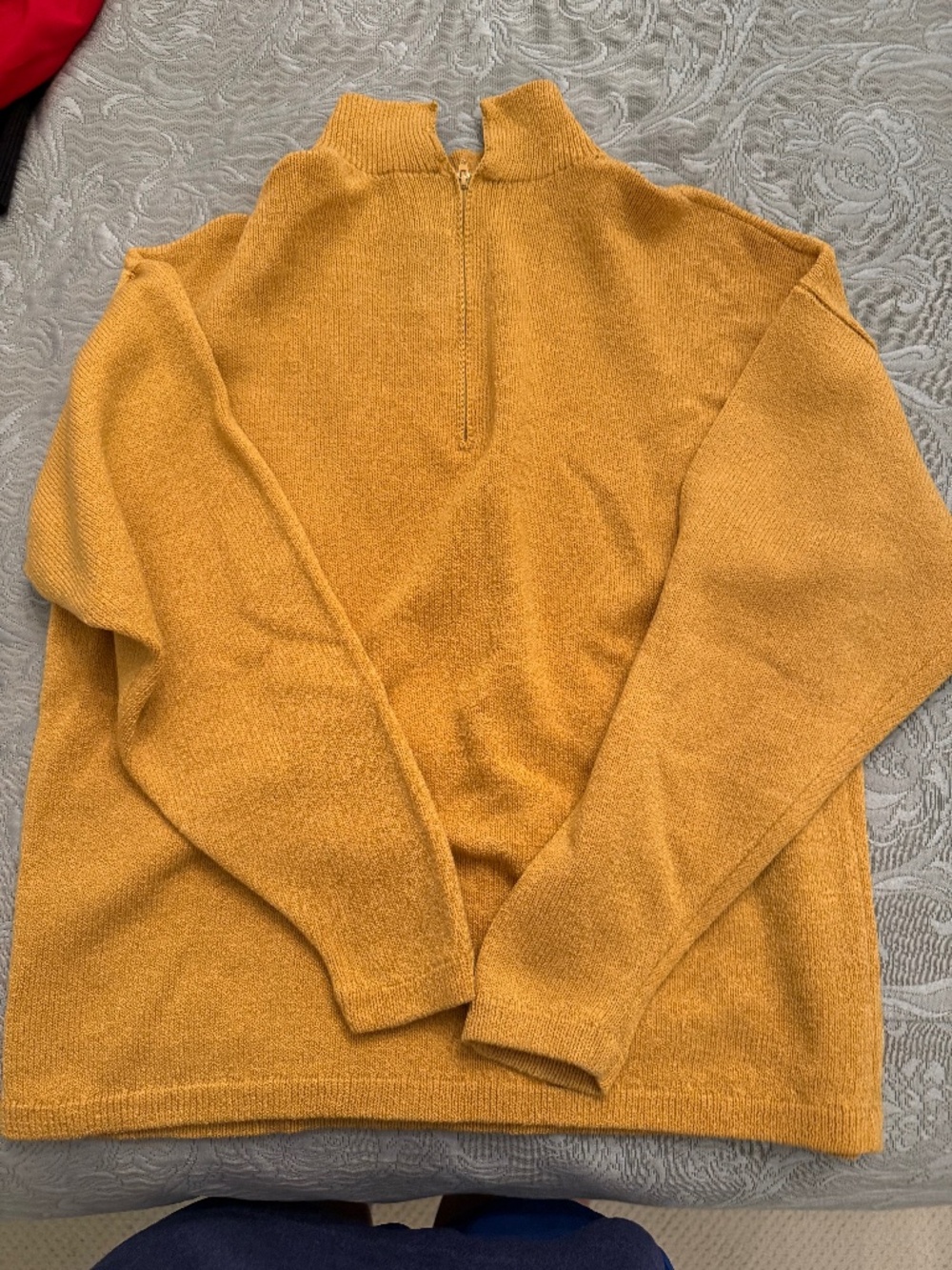 St John sweater yellow gold